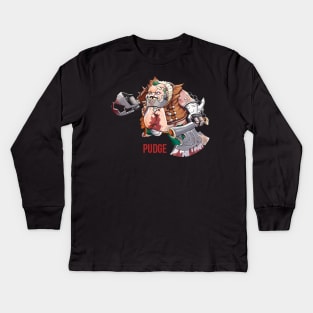 Dota 2 PUDGE Kids Long Sleeve T-Shirt